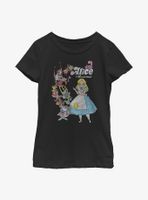 Disney Alice Wonderland Group Youth Girls T-Shirt