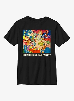 Disney Alice Wonderland Did Someone Say Party? Youth T-Shirt