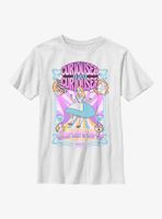 Disney Alice Wonderland Curiouser Psychadelic Youth T-Shirt