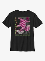 Disney Alice Wonderland Cheshire Cat We're All Mad Youth T-Shirt