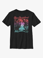 Disney Alice Wonderland Gradient Poster Youth T-Shirt