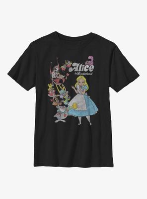 Disney Alice Wonderland Group Youth T-Shirt