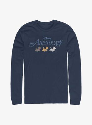 Disney The Aristocats Kitten Walk Logo Long-Sleeve T-Shirt