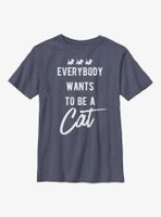 Disney The Aristocats Be A Cat Youth T-Shirt