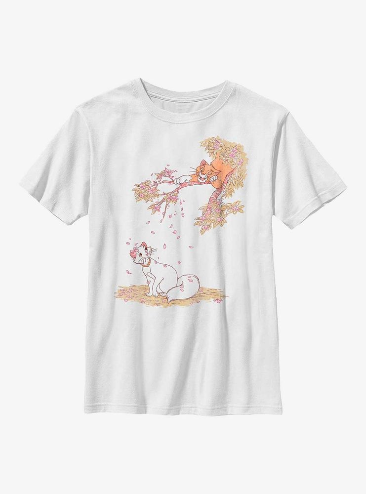 Disney The Aristocrats Raining Petals Youth T-Shirt