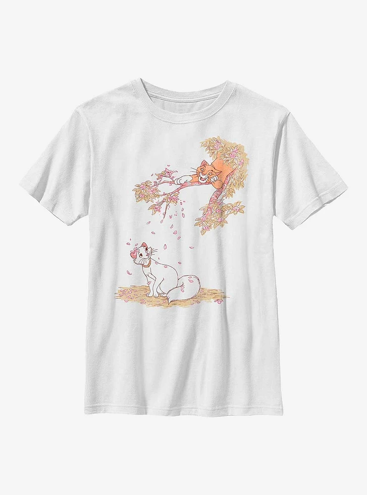 Disney The Aristocrats Raining Petals Youth T-Shirt