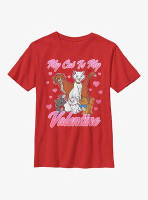 Disney The Aristocats Valentine Cat Youth T-Shirt