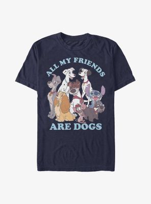 Disney All My Friends Are Dogs T-Shirt
