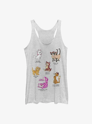 Disney Cat Breeds Womens Tank Top