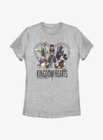 Disney Kingdom Hearts Group Title Womens T-Shirt