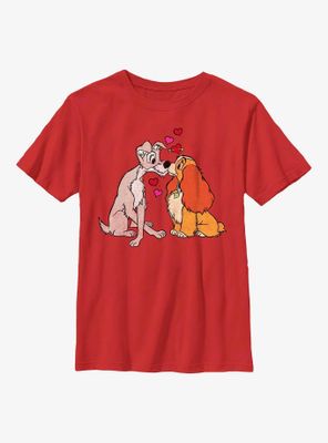 Disney Lady And The Tramp Puppy Love Youth T-Shirt