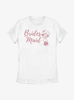 Disney Minnie Mouse Bridesmaid Womens T-Shirt