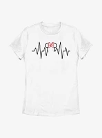 Disney Minnie Mouse Heartline Womens T-Shirt