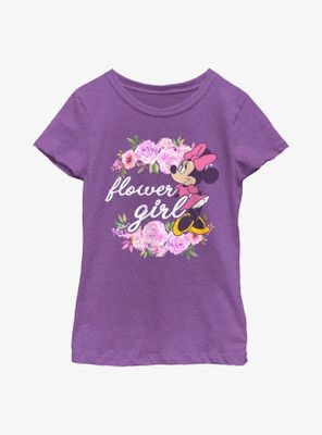 Disney Minnie Mouse Flower Girl Youth Girls T-Shirt