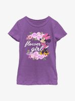 Disney Minnie Mouse Flower Girl Youth Girls T-Shirt