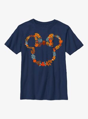 Disney Minnie Mouse Autumn Wreath Youth T-Shirt
