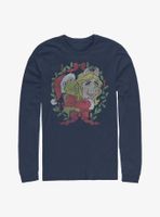 Disney The Muppets Kermit & Miss Piggy Wreath Love Long-Sleeve T-Shirt