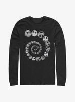 Disney The Nightmare Before Christmas Emotions Spiral Jack Skellington Long-Sleeve T-Shirt