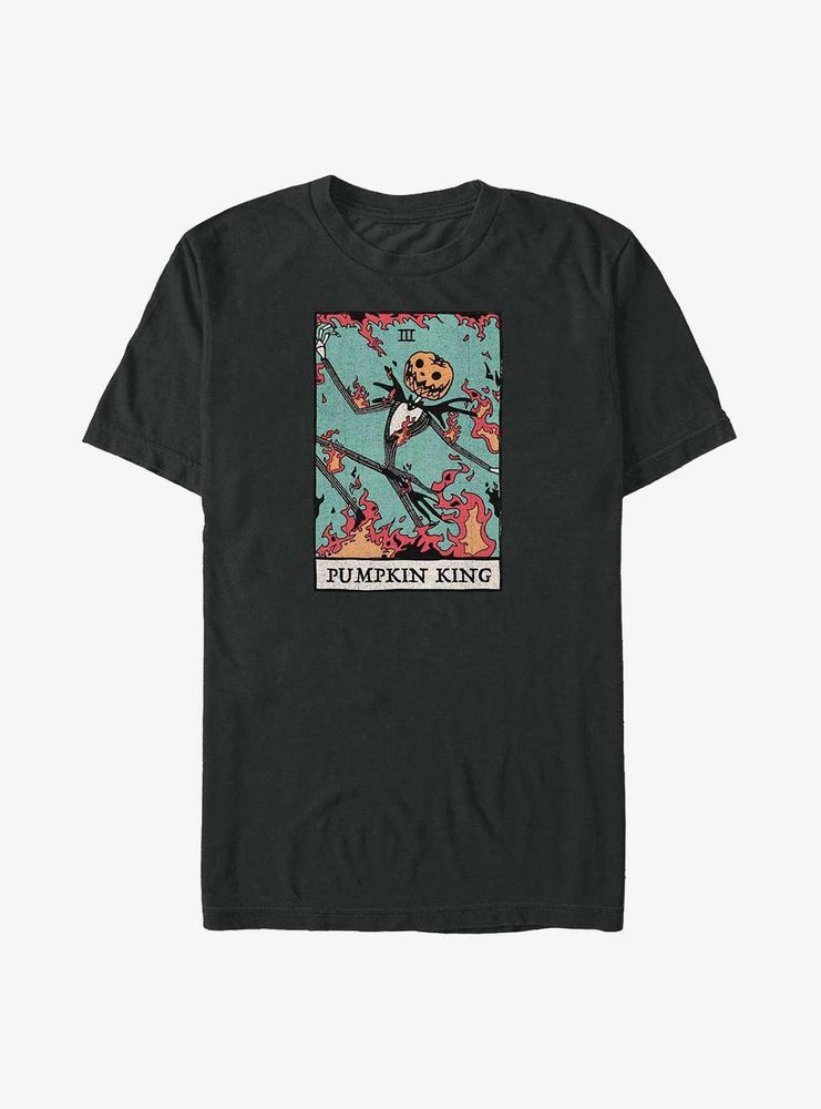 Disney The Nightmare Before Christmas Pumpkin King Tarot Card T-Shirt