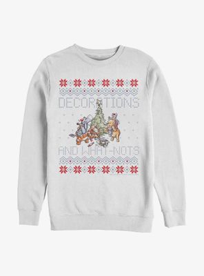 Disney Winnie The Pooh Decorations And What-Nots Sweatshirt