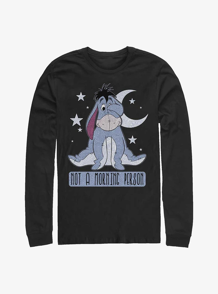 Disney Winnie The Pooh Eeyore Not A Morning Person Long-Sleeve T-Shirt