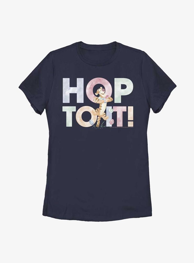 Disney Winnie The Pooh Tigger Hop To It! Womens T-Shirt