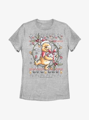 Disney Winnie The Pooh Holidays Womens T-Shirt