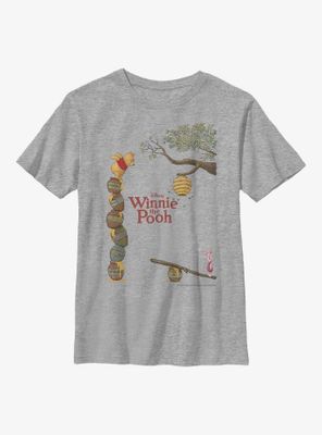 Disney Winnie The Pooh Honey Love Youth T-Shirt