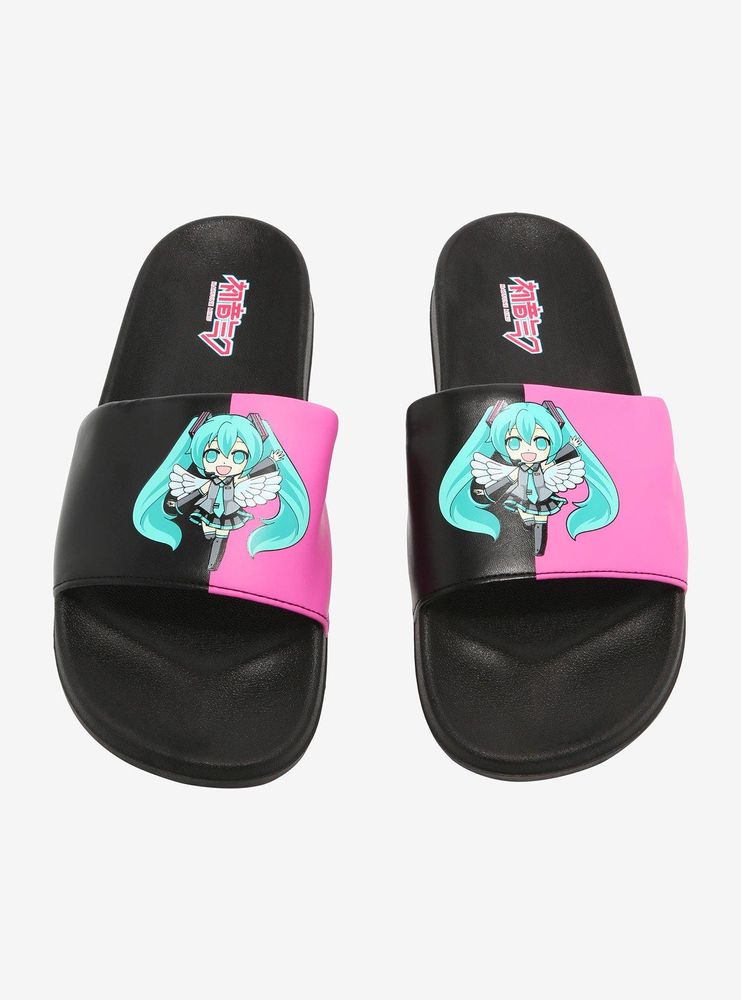 Hatsune Miku Chibi Slide Sandals