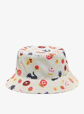 Studio Ghibli Kiki's Delivery Service Jiji & Jam Bucket Hat