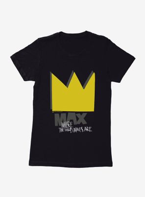 Where The Wild Things Are King Max Oversized Crown Womens T-Shirt