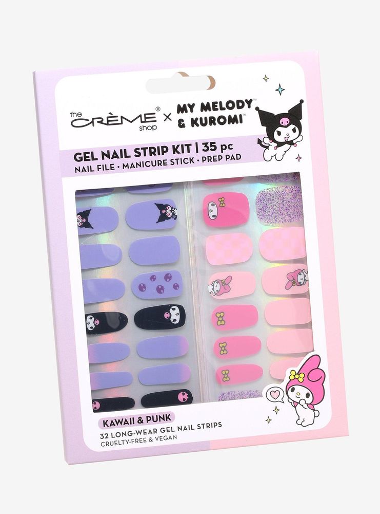 The Creme Shop My Melody & Kuromi Gel Nail Strips Set