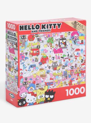 Sanrio Hello Kitty & Friends Town 1000-Piece Puzzle