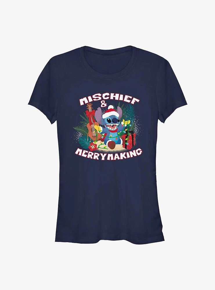 Disney Lilo & Stitch Mischief And Merrymaking Girls T-Shirt