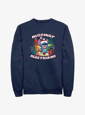 Disney Lilo & Stitch Mischief And Merrymaking Crew Sweatshirt