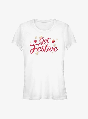 Disney Mickey Mouse Get Festive Girls T-Shirt