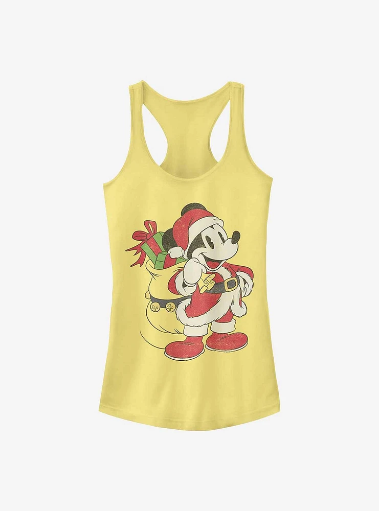 Disney Mickey Mouse Just Santa Girls Tank