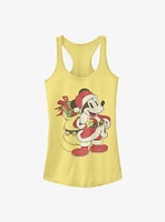 Disney Mickey Mouse Just Santa Girls Tank