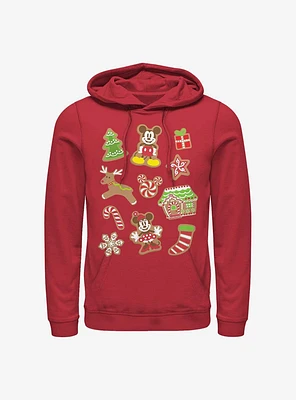 Disney Mickey Mouse & Minnie Holiday Gingerbread Cookies Hoodie
