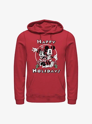Disney Mickey Mouse & Minnie Holiday Hoodie