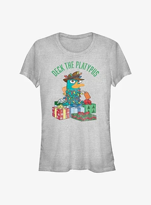 Disney Phineas And Ferb Wrapped Up Perry Girls T-Shirt