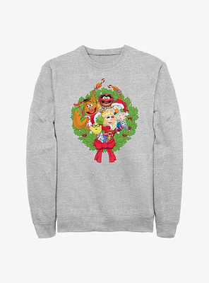 Disney The Muppets Muppet Wreath Crew Sweatshirt