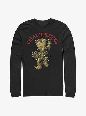 Marvel Galaxy Greetings Baby Groot Long-Sleeve T-Shirt