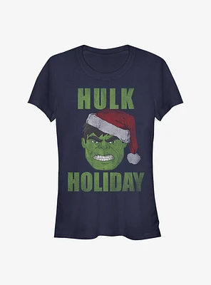 Marvel The Hulk Holiday Girls T-Shirt