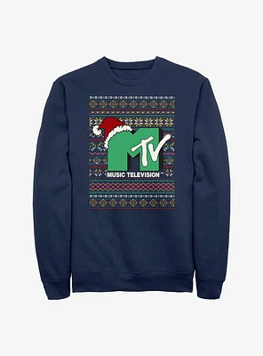 MTV Ugly Holiday Crew Sweatshirt