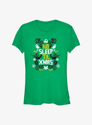 The Nightmare Before Christmas Jack No Sleep Till Xmas Girls T-Shirt