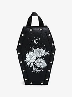 Floral Celestial Coffin Mini Backpack