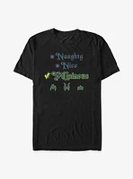 Disney Princess Naughty Nice Villainous T-Shirt