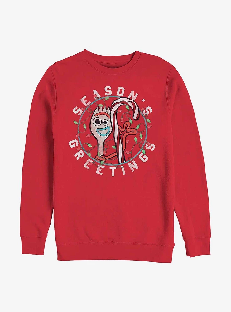 Disney Pixar Toy Story 4 Season's Greetings Crew Sweatshirt