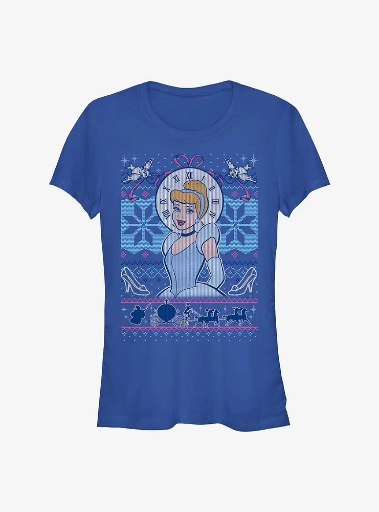 Disney Princess Cinderella Ugly Holiday Girls T-Shirt